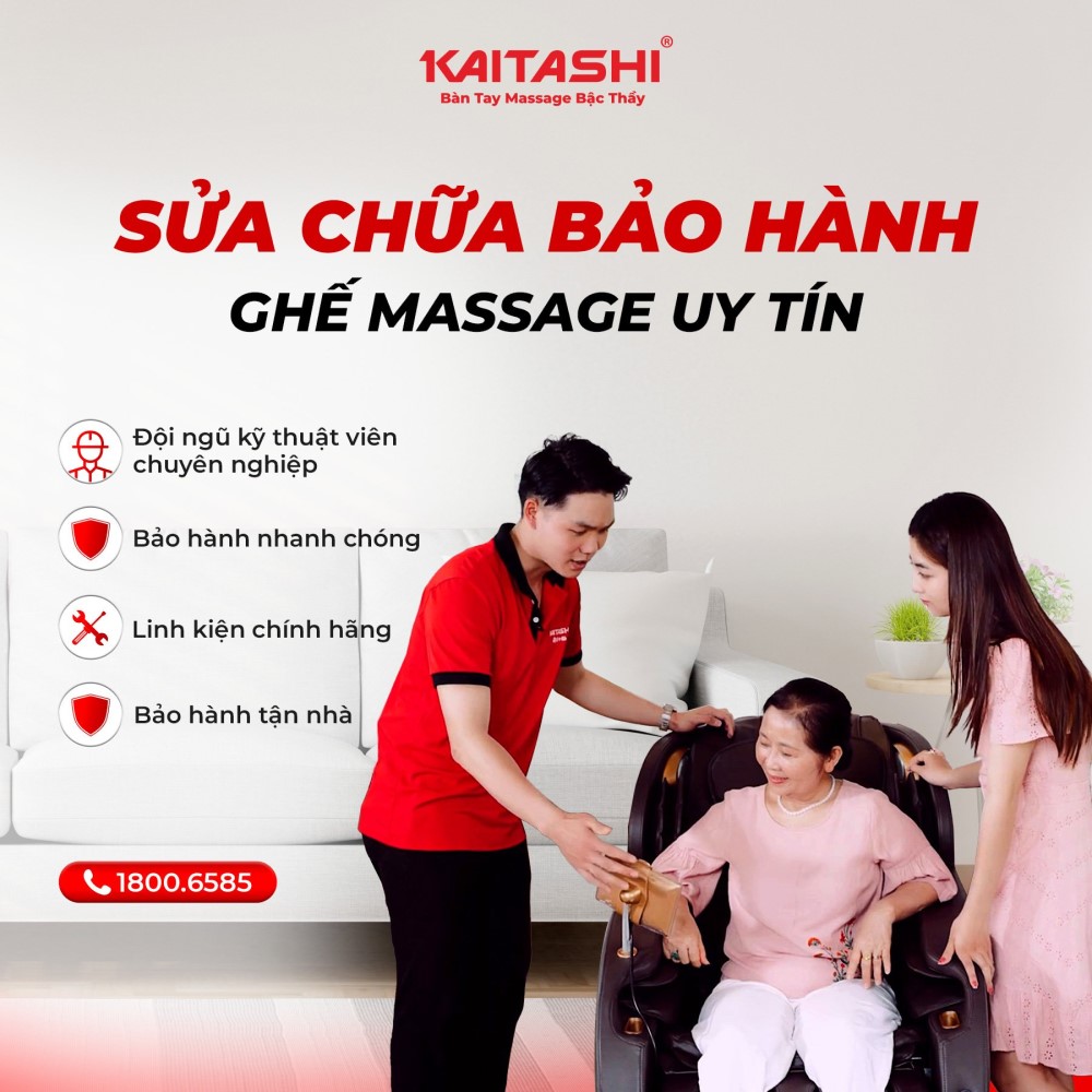 Hướng dẫn sửa ghế massage nhanh chóng với các lỗi thường gặp